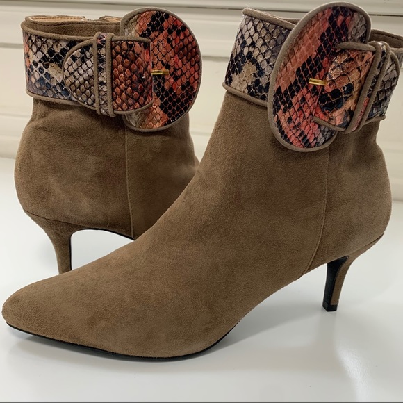 J RENEE BOYCE POINTY NUDE BOOTIES - Picture 15 of 16